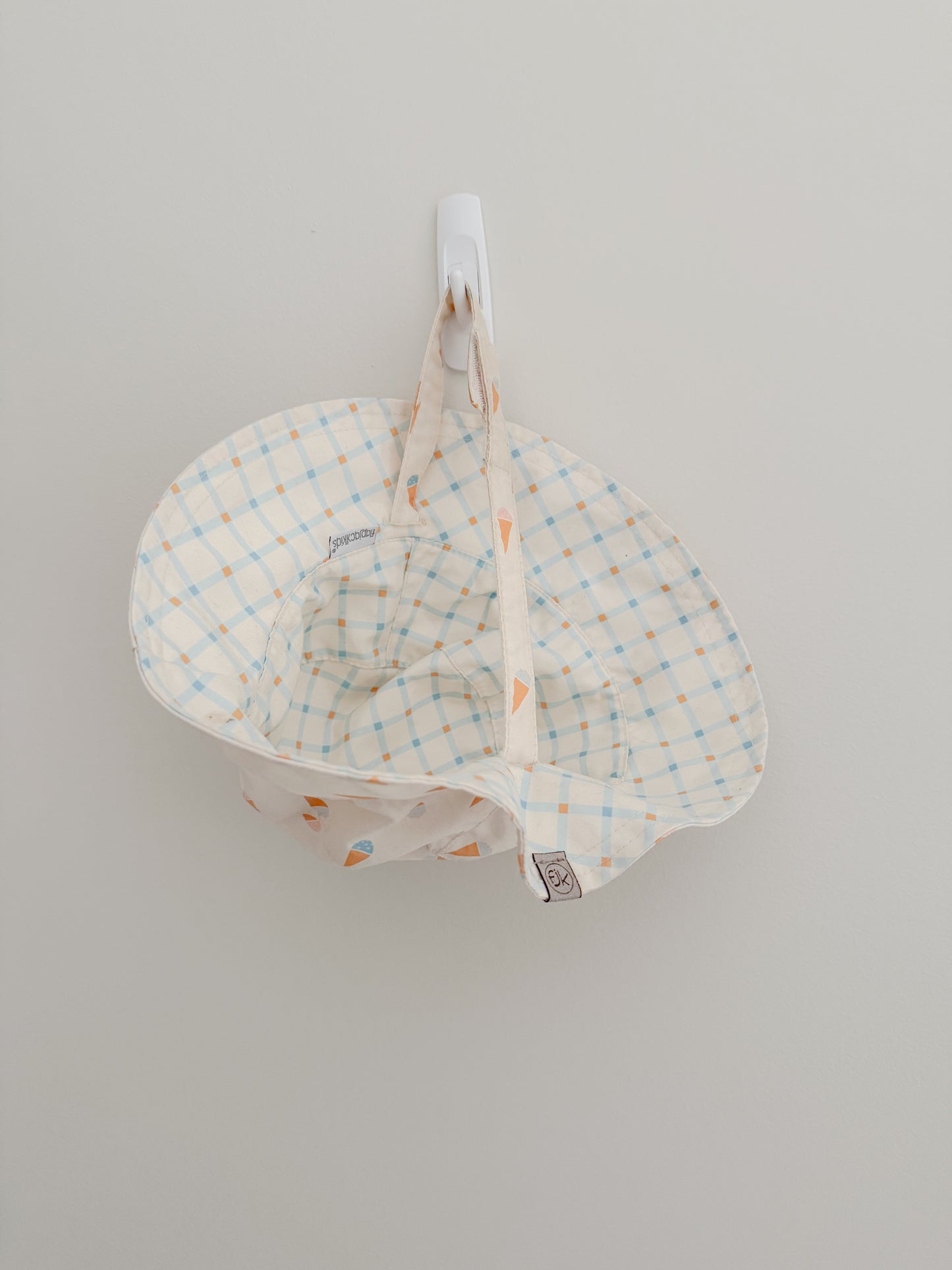 FlapJackKids Reversible Pattern Sun Hat (6-24m)