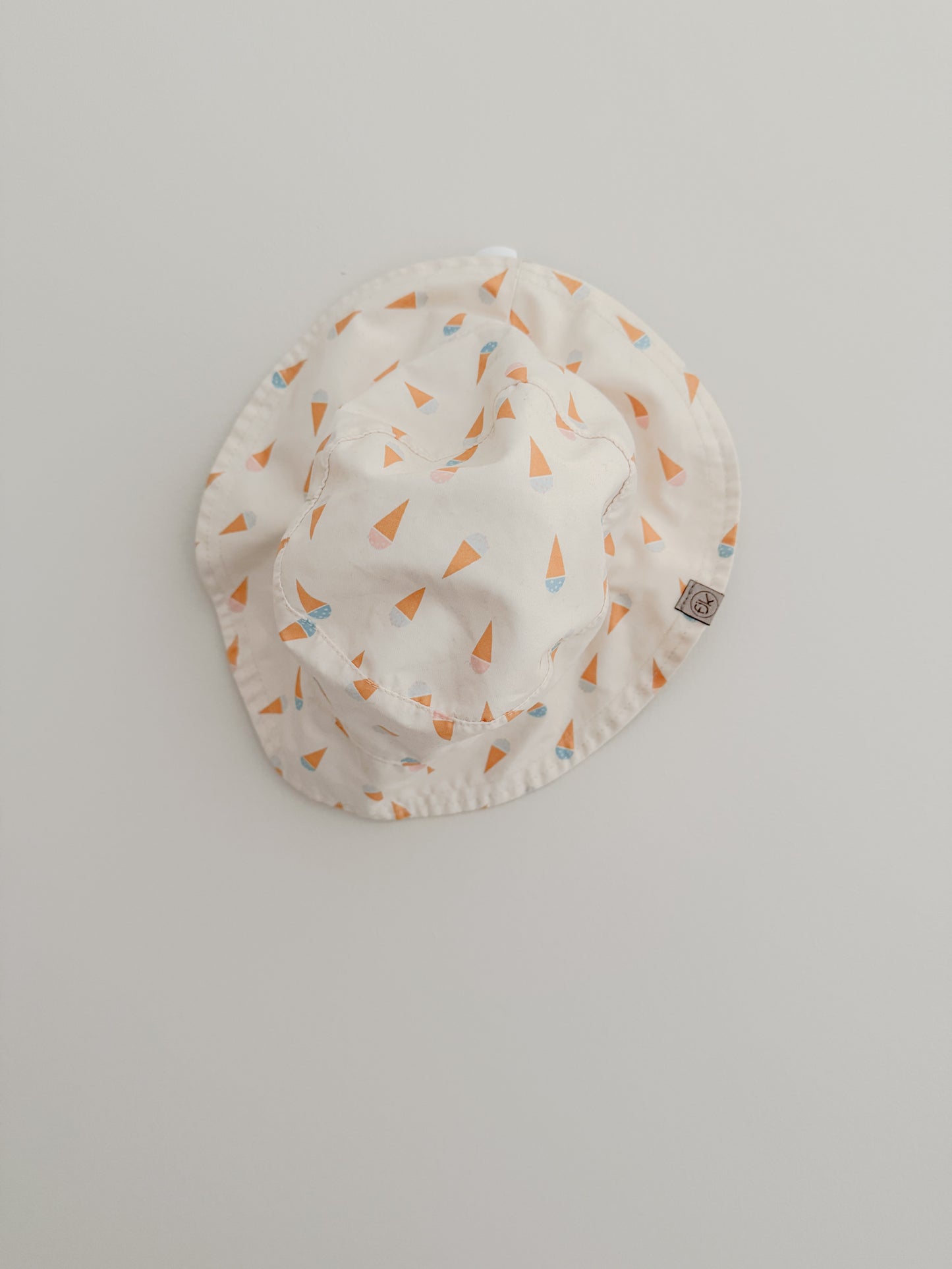 FlapJackKids Reversible Pattern Sun Hat (6-24m)