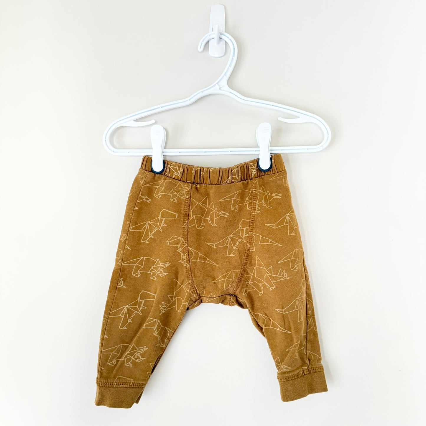 Zara Mustard Dino Pants (6-9m)