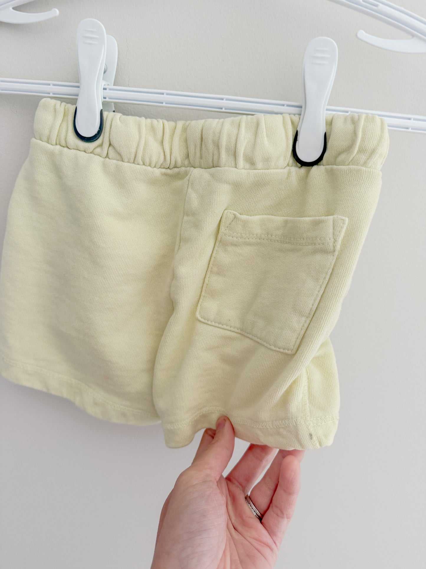 Zara Big Olita Yellow Shorts (12-18m)