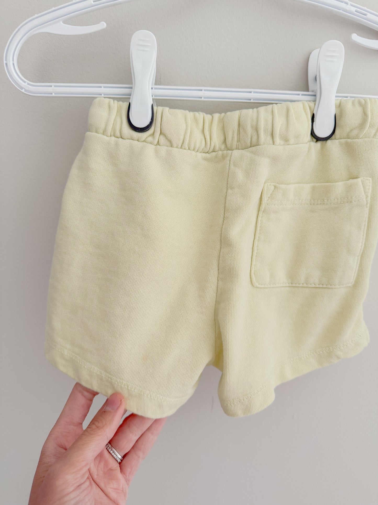 Zara Big Olita Yellow Shorts (12-18m)