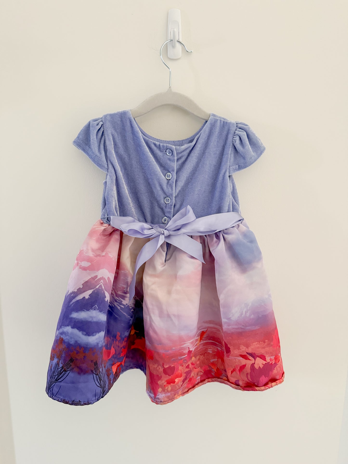 Disney Frozen Cap Sleeve Dress (2T)
