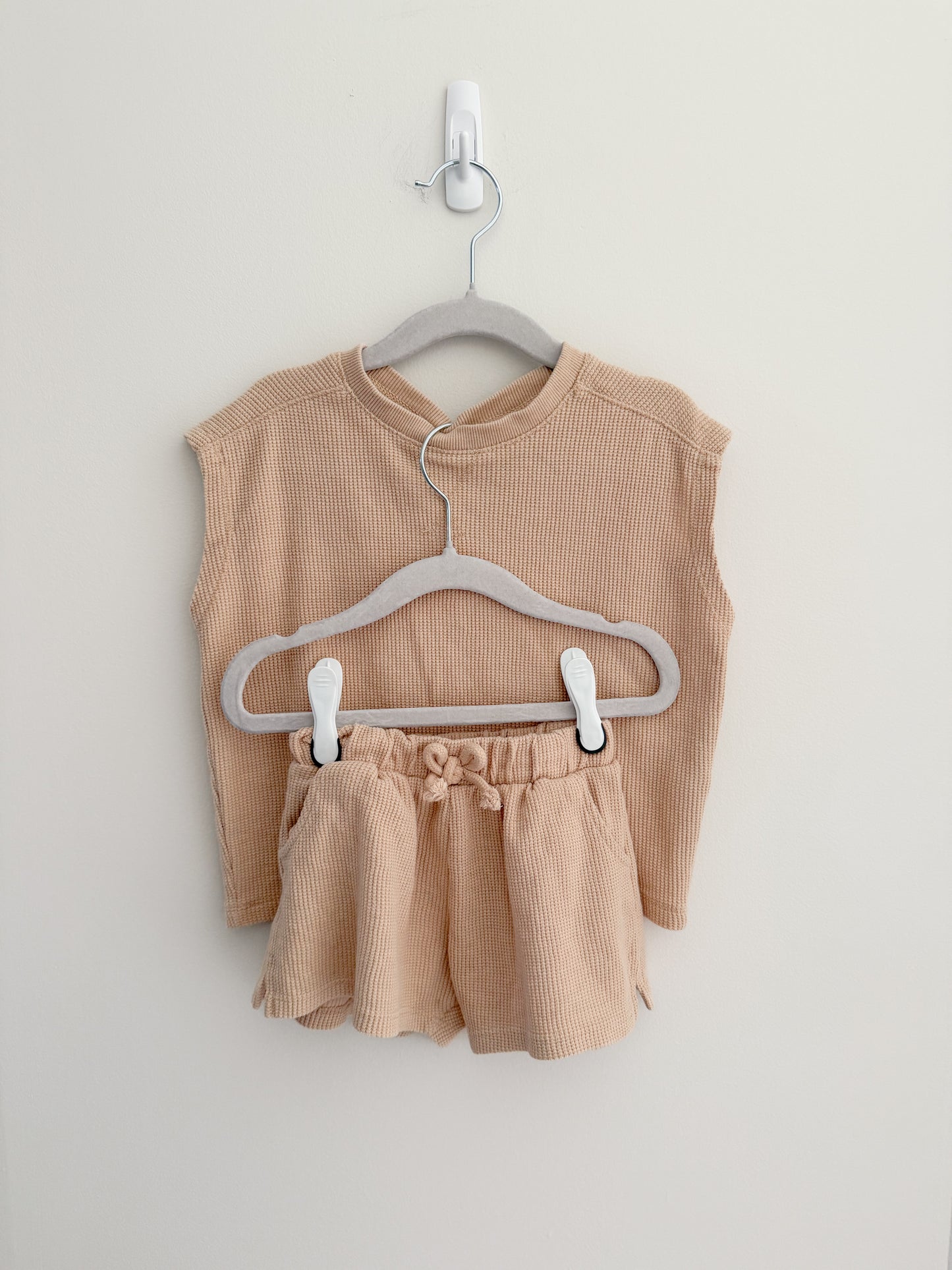 Zara Waffle Shorts Set (18-24m)