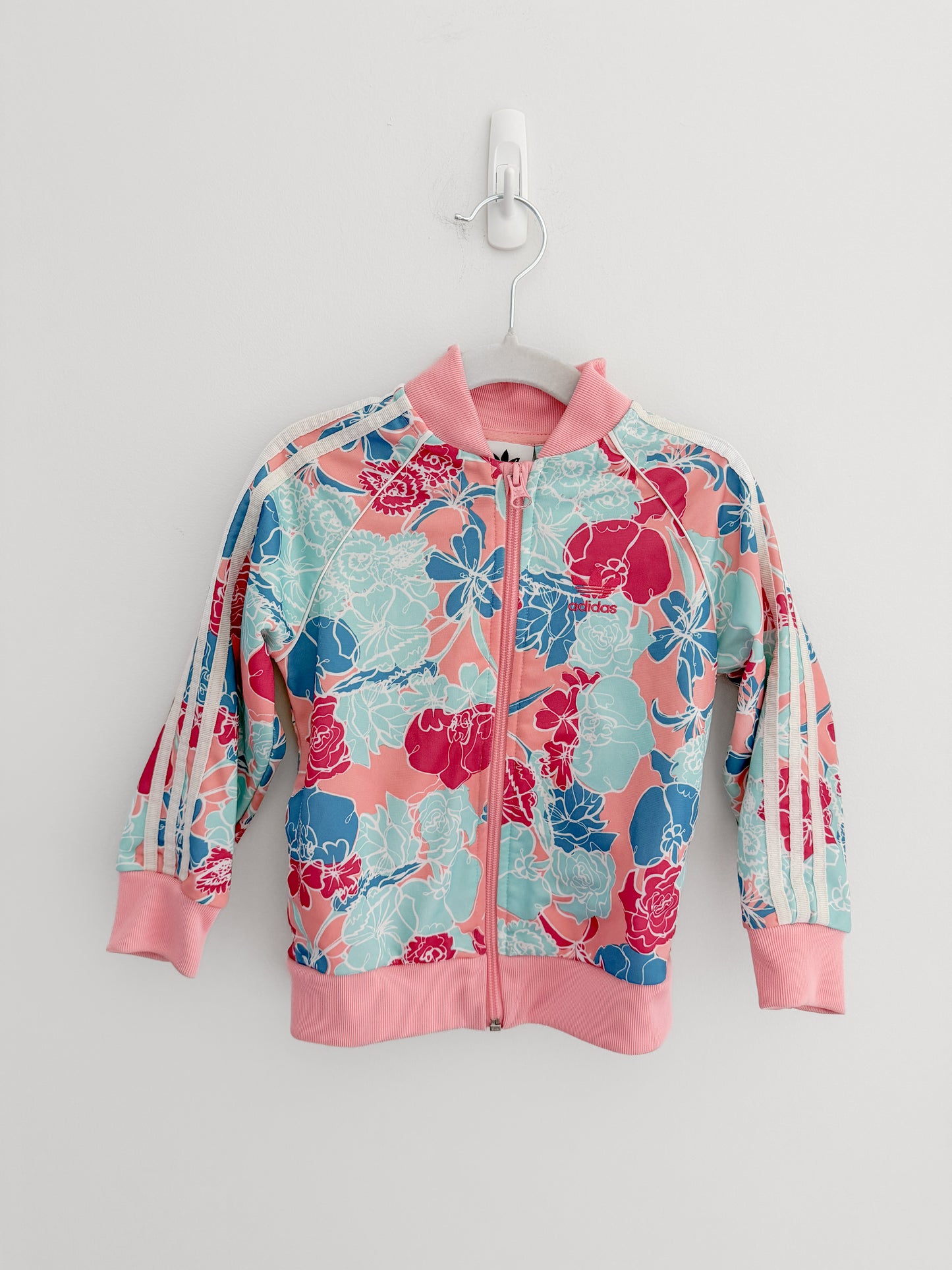 Adidas Floral Zip Up (3T)