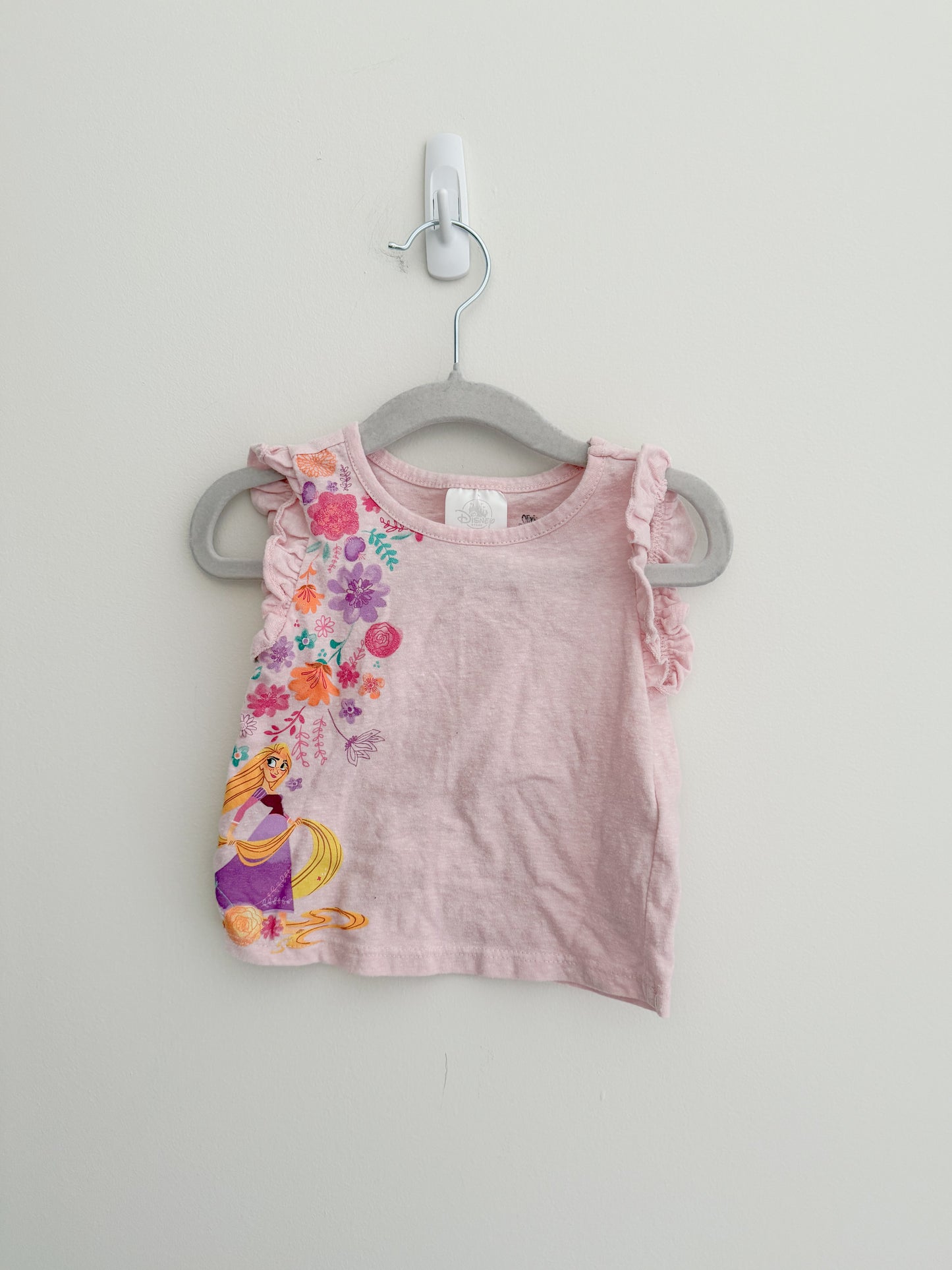 Disney Rapunzel Ruffle Top (2T runs small)