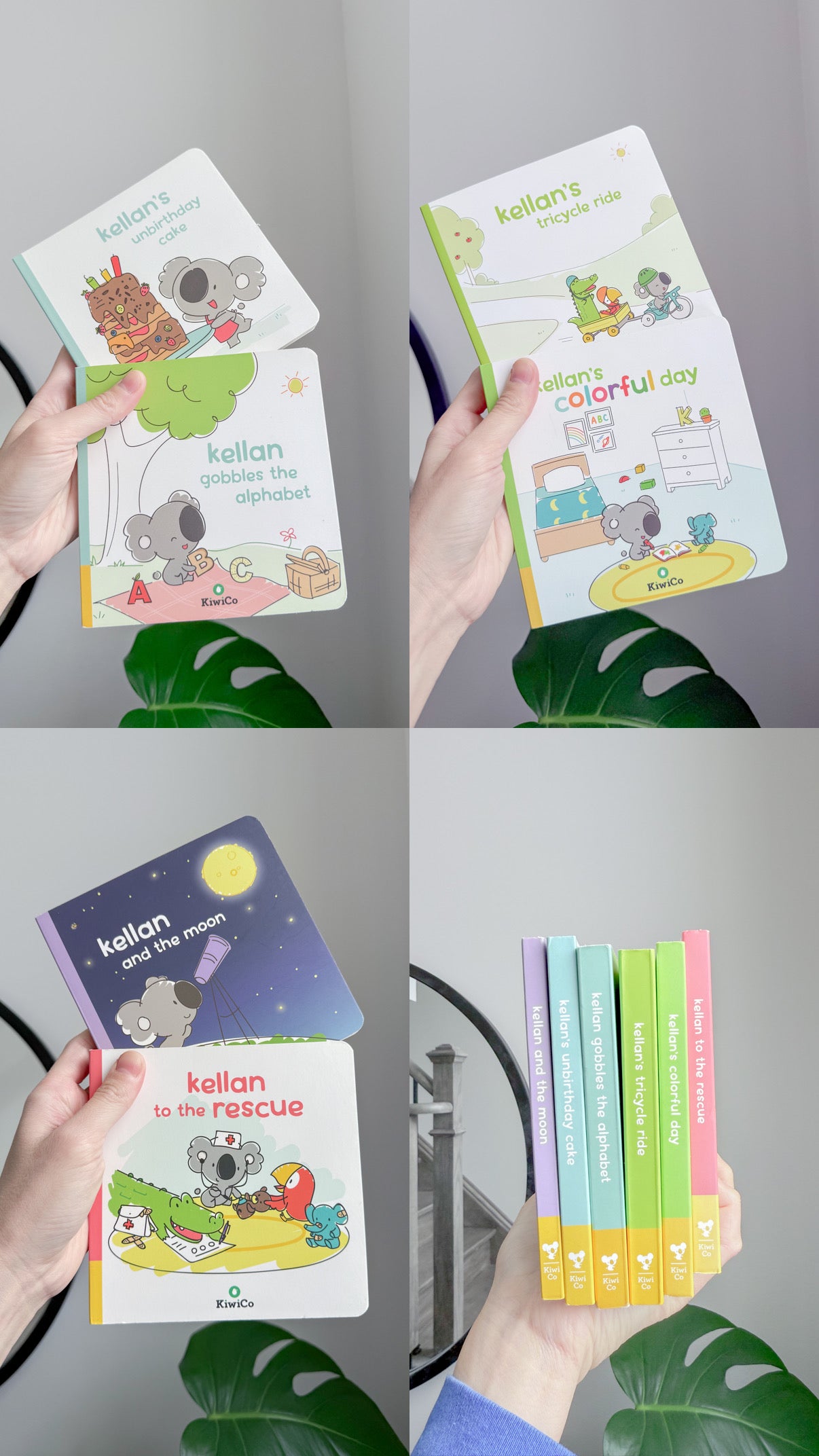 Kiwi Co Kellan - Board Book (Set of 6)