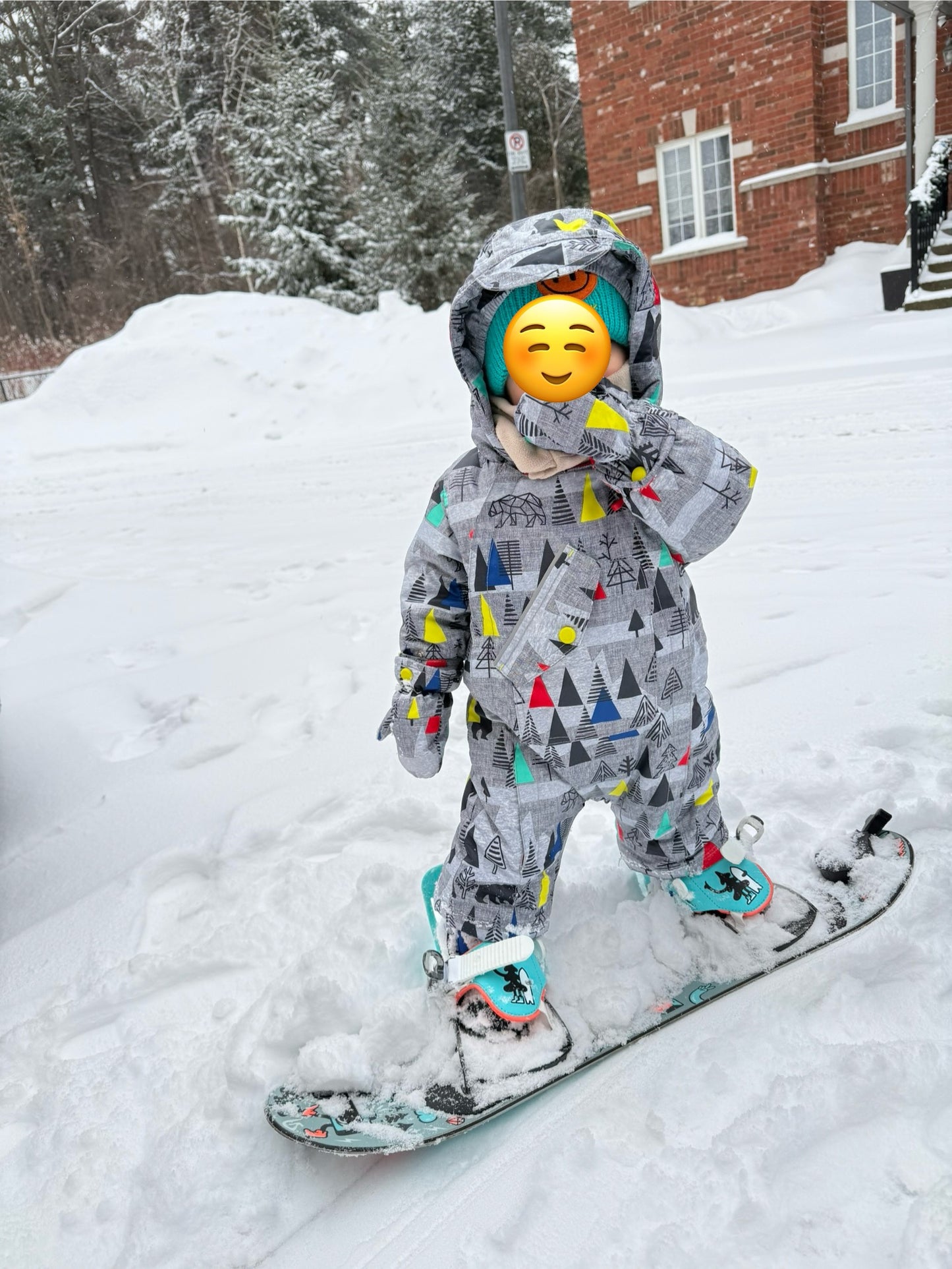 Deux Par Deux Snowsuit (6-12m runs big)