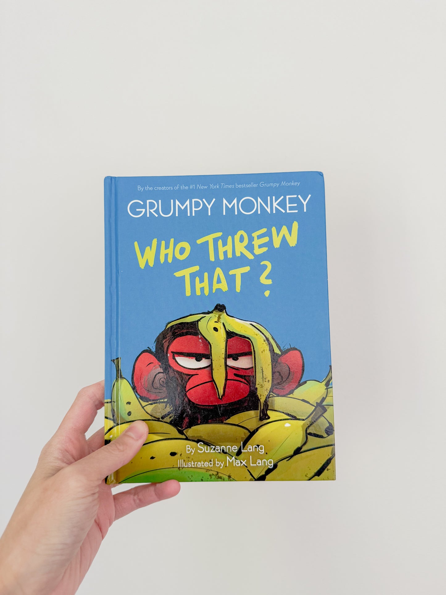 Who Threw That? (Grumpy Monkey) - Hardcover Graphic Novel