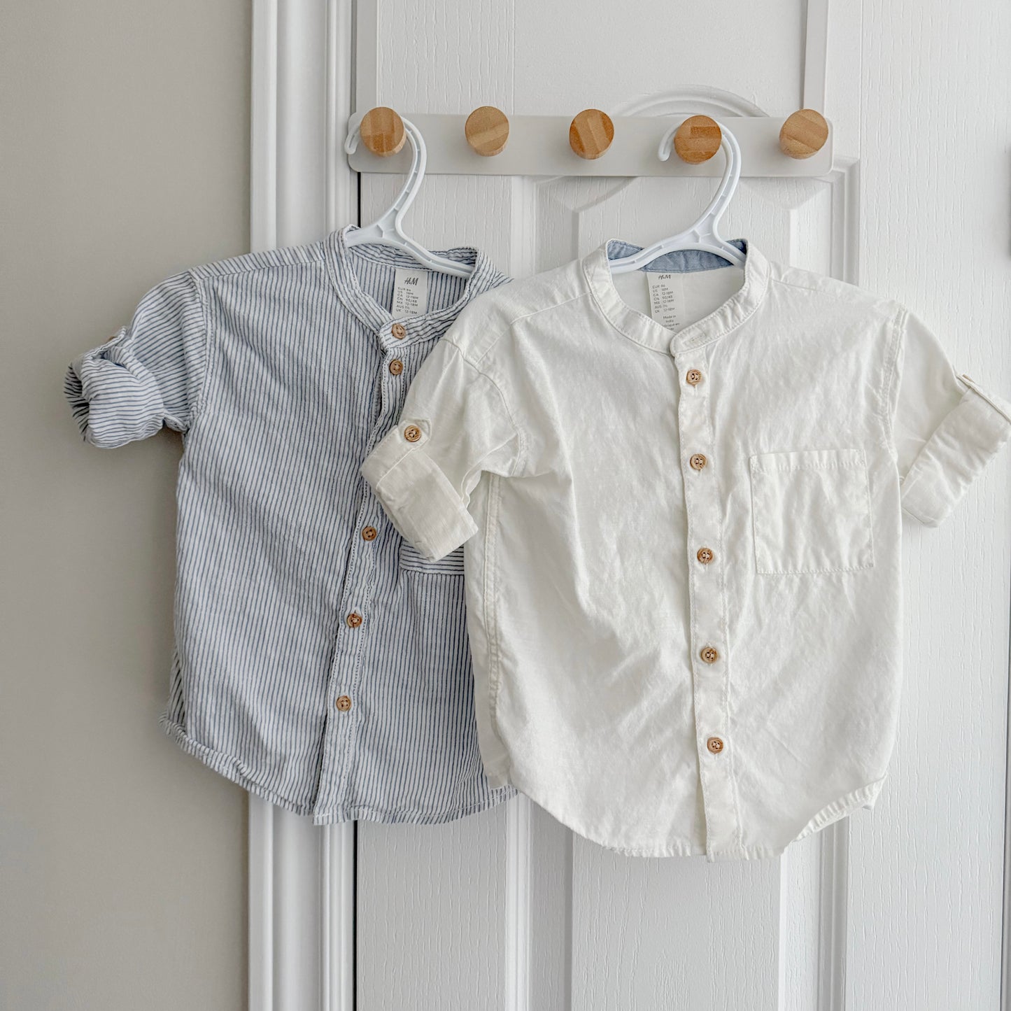 H&M Button Down Shirts Bundle (12-18m)