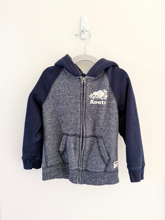 Roots Hoodie - Dark Navy (4T)
