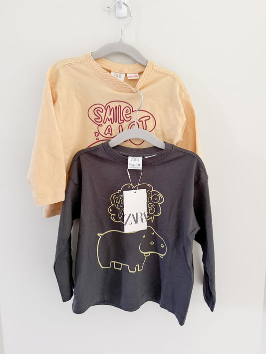 Zara Animals Long Sleeve Bundle (2y)