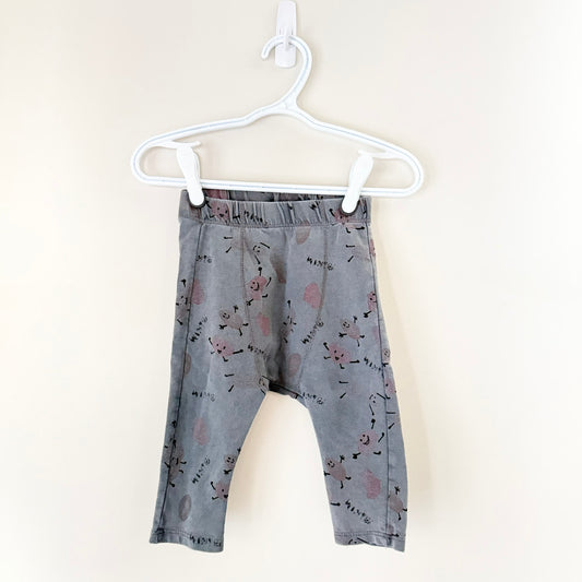 Zara Bluish Grey Pants (6-9m)