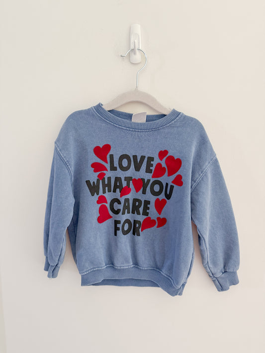 Zara Love What You Care For Crew (18-24m)