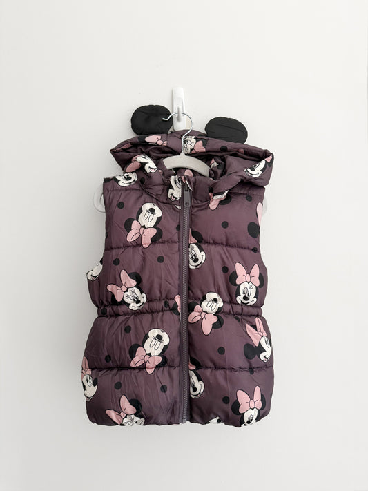 H&M x Disney Minnie Puffer Vest (1.5-2y)