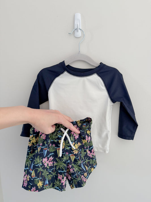Old Navy Swim Set (12-18m)