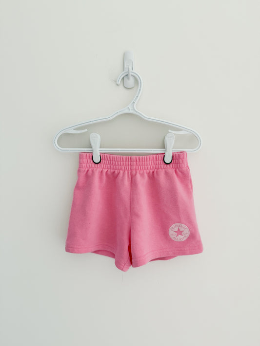 Converse Pink Logo Shorts (4y)