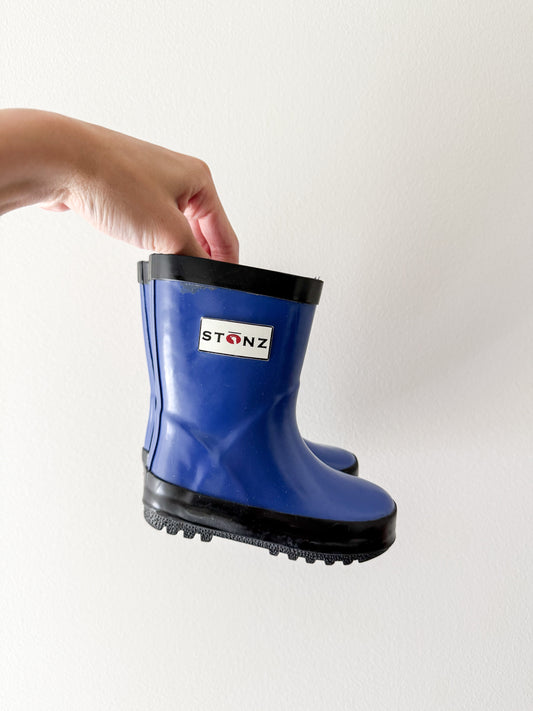 Stonz Rain Boots - Blue (US 4)