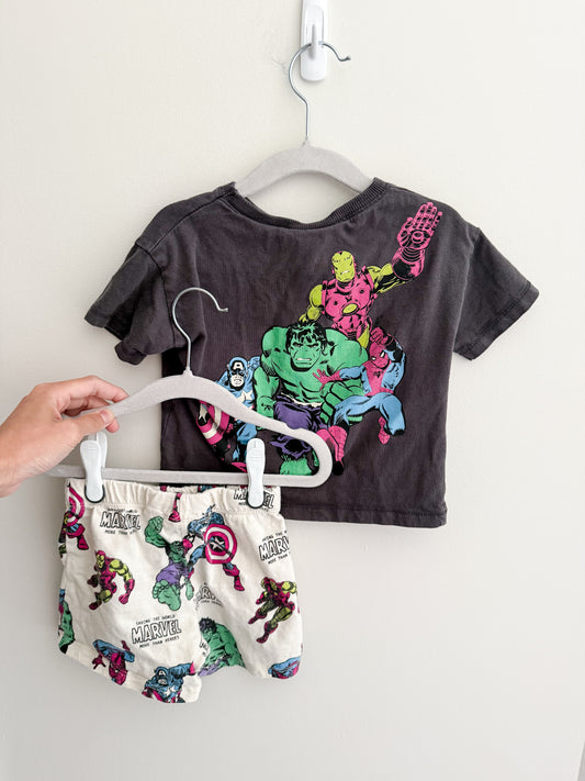 Zara x Marvel Avengers Set (9-12m generous)