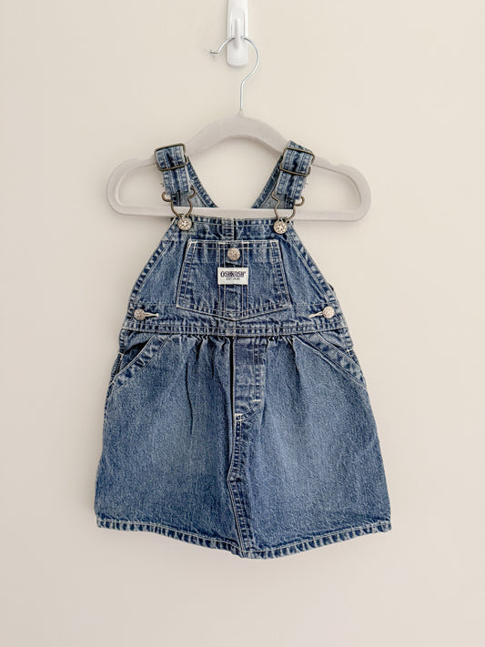 Vintage OshKosh Overall Dress (18m)