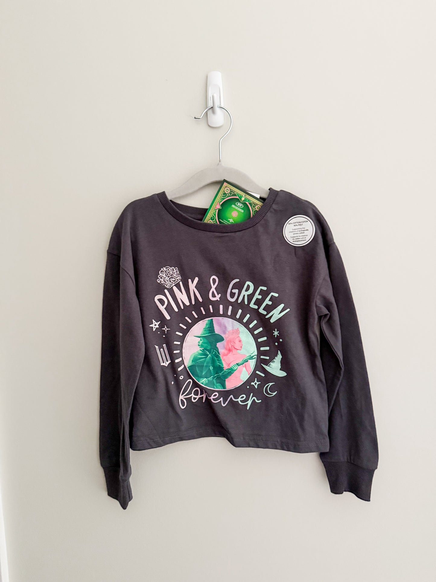 [NEW] Wicked Pink & Green Long Sleeve (4/5y)