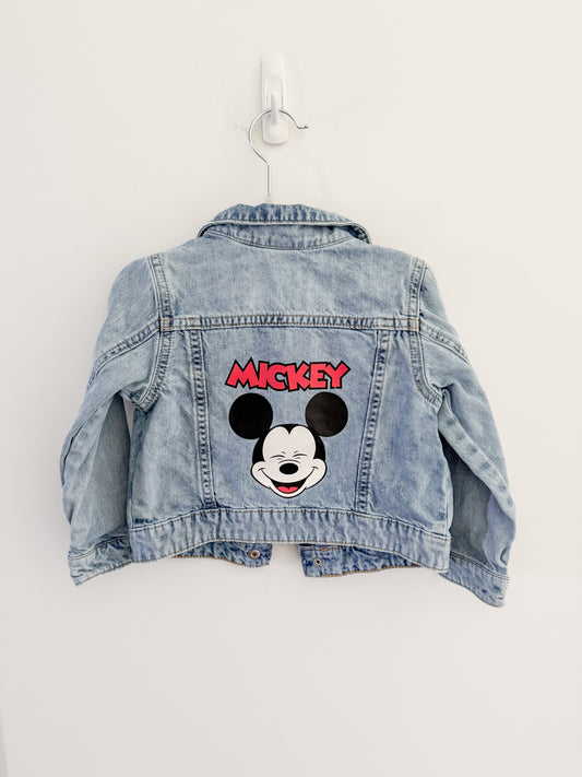 H&M x Disney Mickey Denim Jacket (1.5-2y)