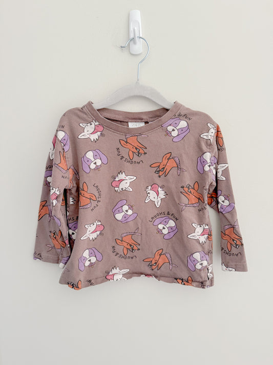 Zara Doggies Long Sleeve (2-3y)