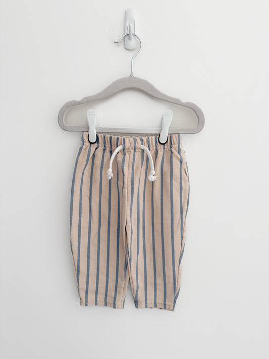 Rabbit & Bear Striped Pants (6-9m generous)