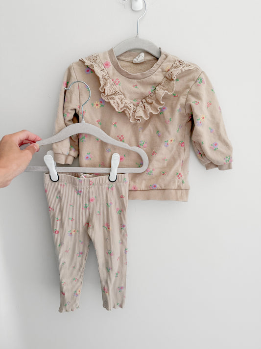 H&M Floral Set (9-12m)