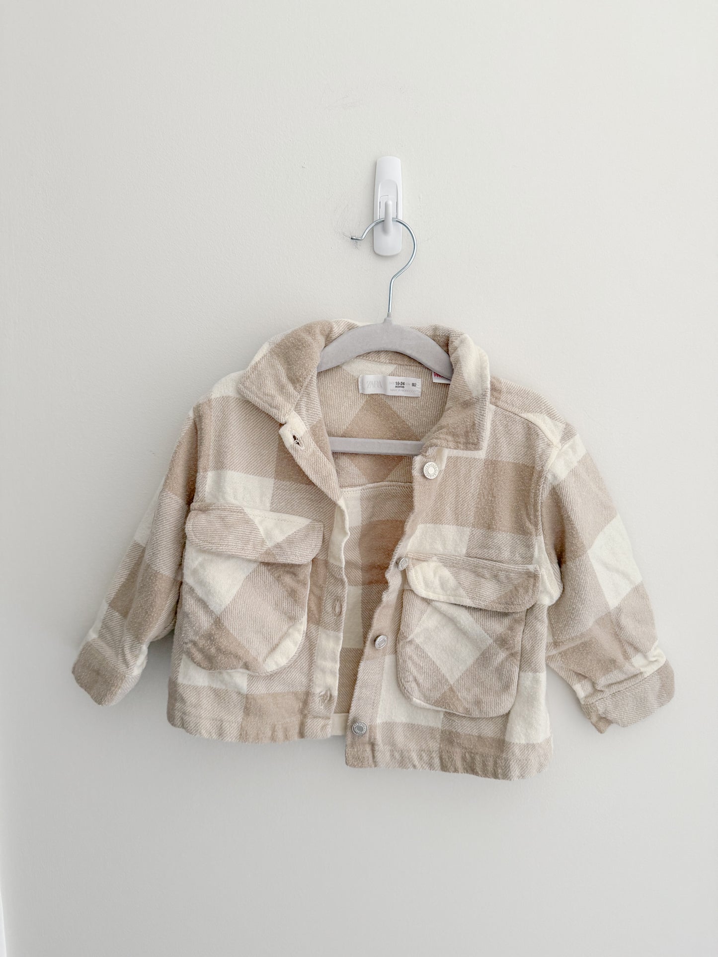 Zara Neutral Shacket (18-24m)
