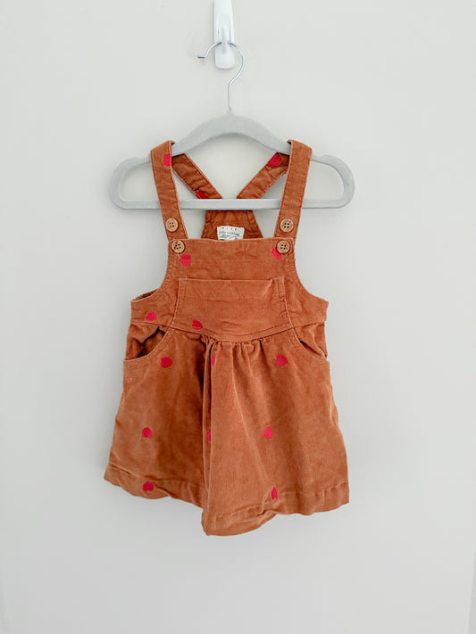 RLE Corduroy Overall Dress (12-18m)
