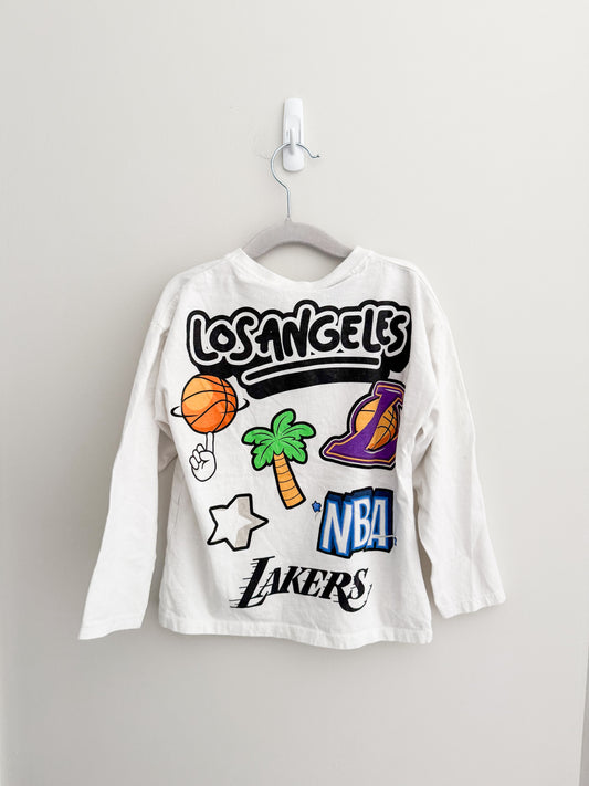 Zara x NBA Lakers Long Sleeve Tee (6y)