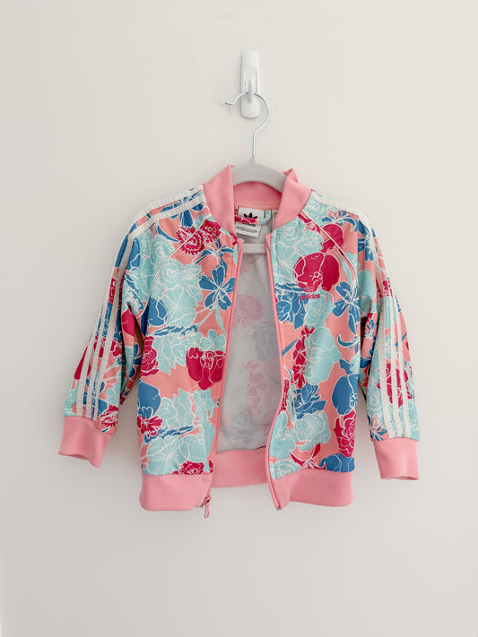 Adidas Floral Zip Up (3T)