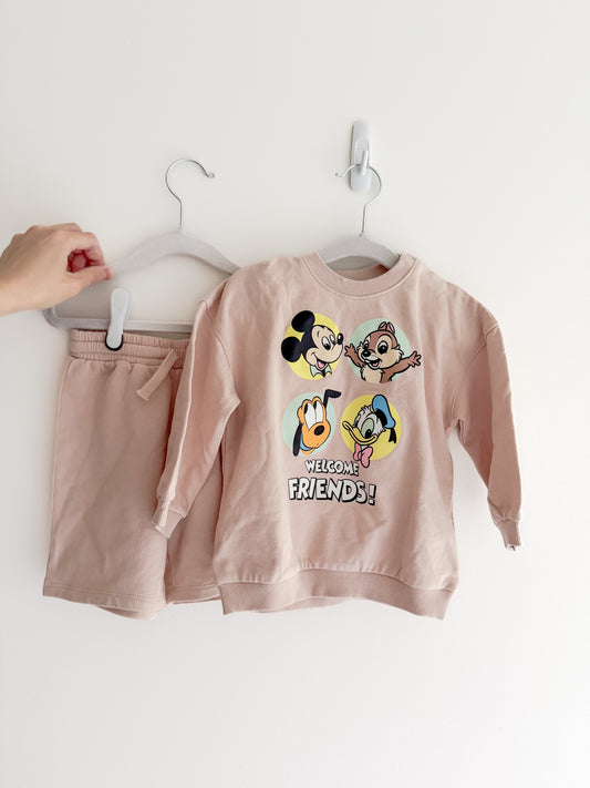 [NEW] H&M x Disney Mickey & Friends Set (12-18m generous) ***