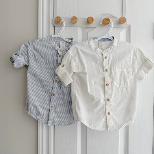 H&M Button Down Shirts Bundle (12-18m)