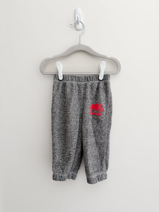 Roots Pants - Grey/Magenta (6-12m)