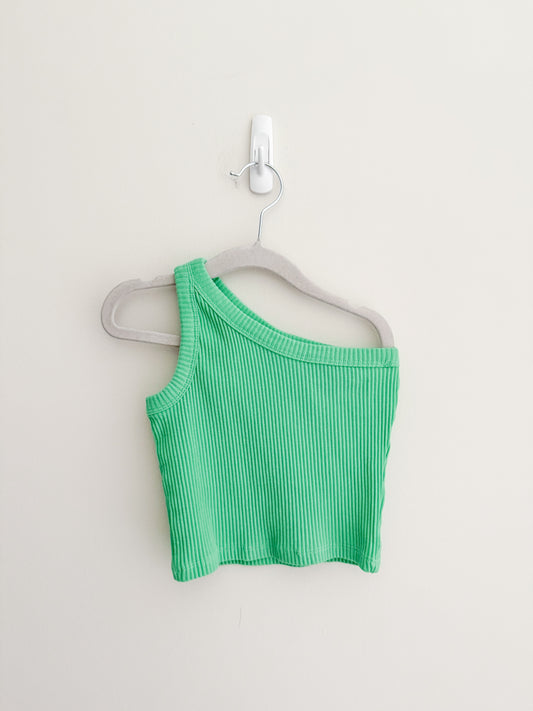 Zara One Shoulder Ribbed Top (6-7y)